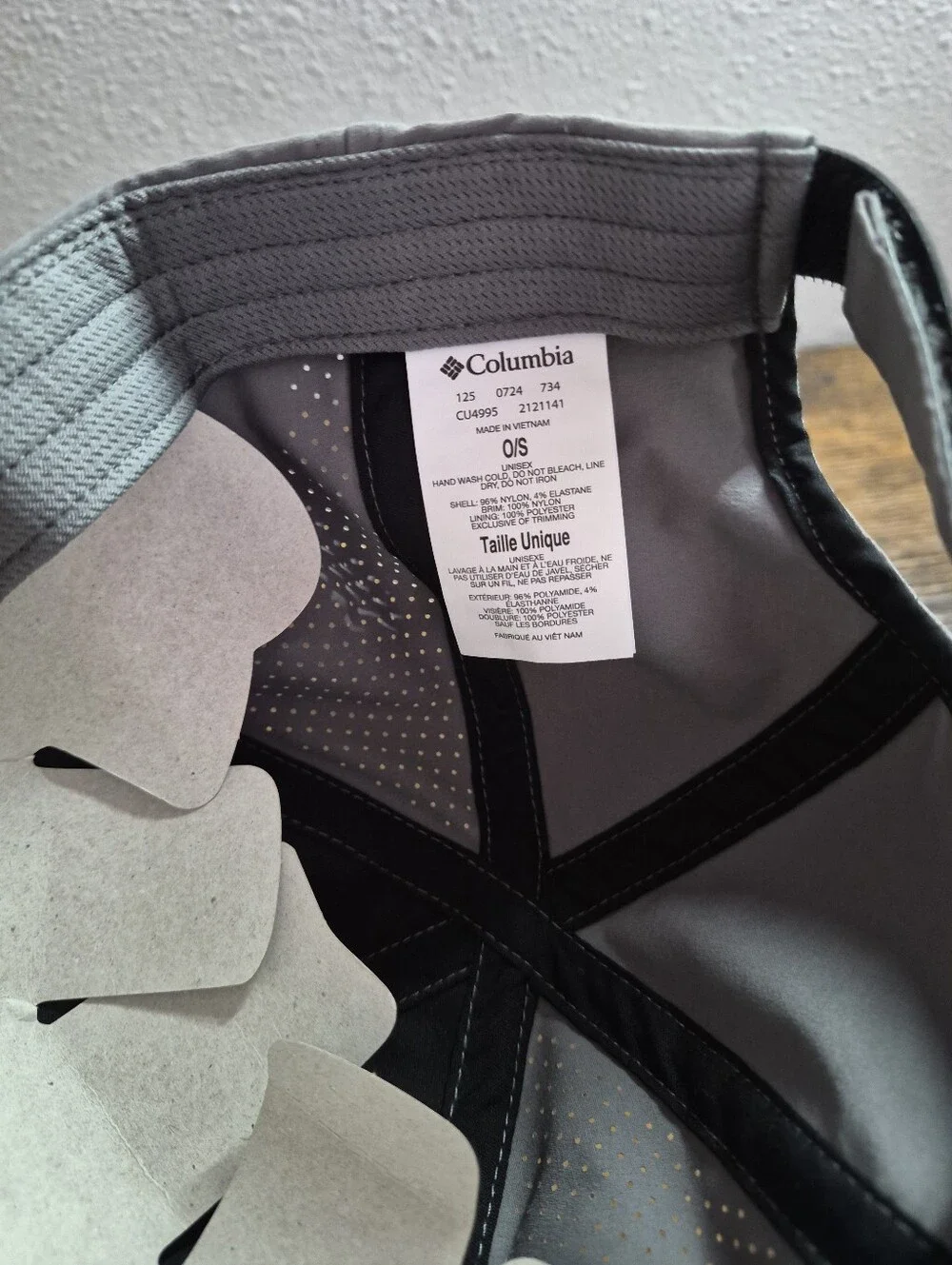Columbia Silver Ridge IV Grey Cap OS Unisex NWOT Outdoorsy